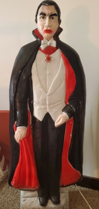 Bela Lugosi Dracula Vampire Halloween Blow Mold Don Featherstone 42 " Tall