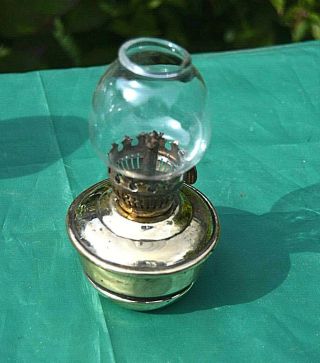 Small Brass " Kelly/pixie " Nursery Oil Lamp Perfectly