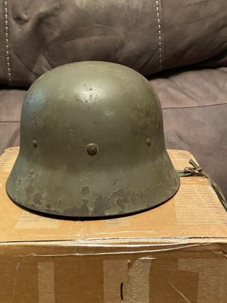 Post WW2 Spanish,  German Style Helmet, 2
