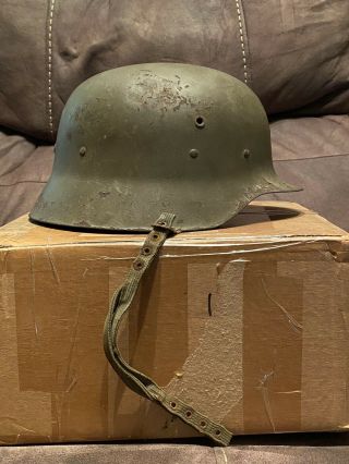 Post WW2 Spanish,  German Style Helmet, 3