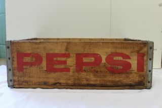 Vintage Pepsi Large Pop,  Soda Crate,  Deep Slot (s) Crate