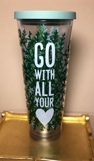 Starbucks (go With All Your Heart) 2017 Cold Tumbler 24 Oz.