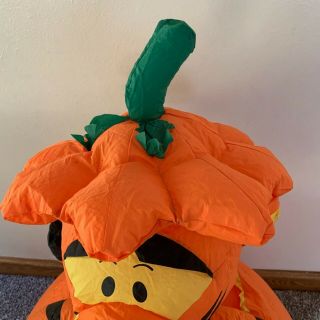 Gemmy Disney Tigger Pumpkin Halloween Costume Inflatable Indoor Decoration 2