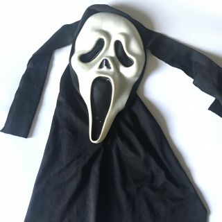Vintage Scream Ghost Face Halloween Mask Easter Unlimited (mk) Glows In Dark