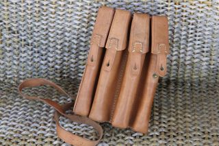 Patronentasche Wwii German Mp40 Mp38 Pouch Leather Uniforms