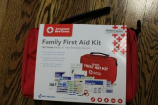 New/sealed - American Red Cross Deluxe Family First Aid Kit,  120 Piece Kit