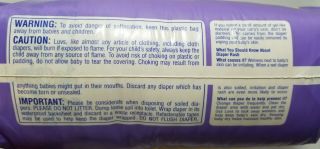 Vtg Girls Luvs Diapers 24 Count Ultra leakguards over 30 lbs Walker 3 USA 1993 3