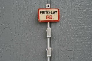 Vintage Frito Lay Snacks & Chips Advertising Display Holder Rack Rod Clip