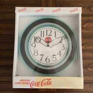 Vintage Coca - Cola Coke Wall Clock Quartz With Ticking Sound 12 " Diameter