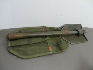 Ww2 Us Army M - 1943 E - Tool & Carrier Dated 1945 Ames Cover Is Dated