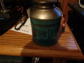 Vintage John Deere Blue Oil Can