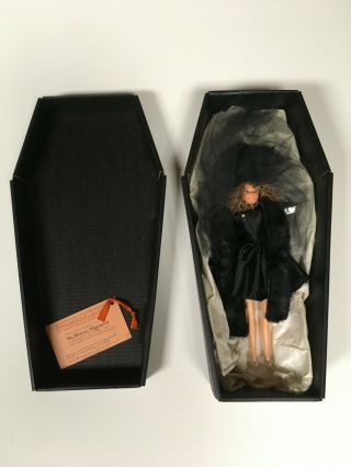 Vintage Black Magnolia Barbie Voodoo Doll In Casket - Orleans
