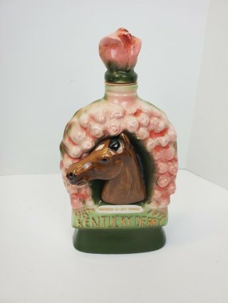 Kentucky Derby Jim Beam Decanter 98th Anniversary Of Ky Derby In 1972 Bourbon