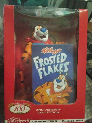 Kellogg’s Frosted Flakes Tony The Tiger (100th Anniversary) Coin Bank Nib