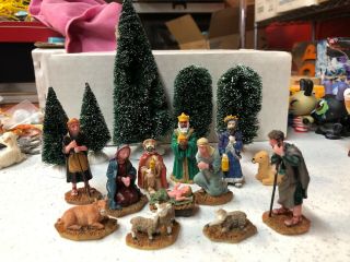 Lemax Christmas Nativity Scene Holy Family Xmas Decor Gift Mini Figures