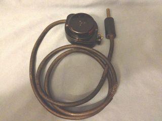Vintage American Microphone Co - At2d - Aviation? - Handheld Pushbutton
