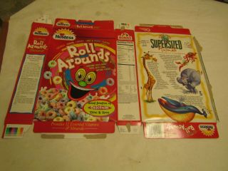 Hostess (pre - Bankruptcy Interstate Brands) Roll Arounds Cereal Collectible Box