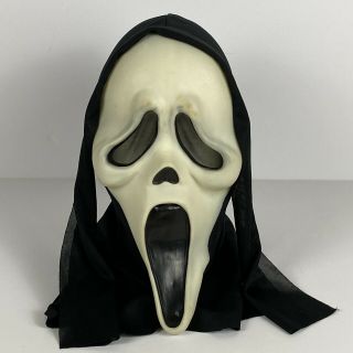 Scream Ghost Face Fun World Div Stamp Early Fantastic Fearsome Line Mask