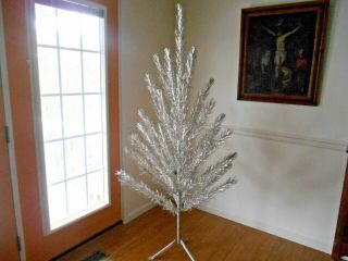 Vintage 6 1/2 Ft.  Aluminum Christmas Tree - Metal Trees Corp.  W/ Alcoa