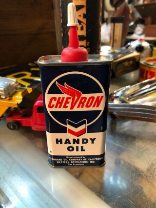 Chevron 4 Ounce Handy Oil Can