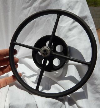 Ww2 Bomber,  Transport Or Trainer Aircraft Big 9 Inch Trim Wheel Assembly