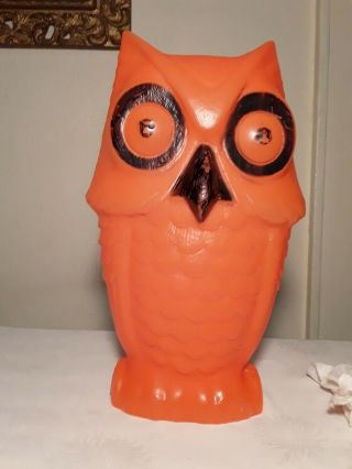 Vintage Halloween Owl Blow Mold