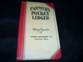 1934 John Deere Pocket Ledger D Gp Tractor Potato Planter Fairmont Minnesota