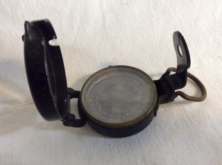 Wwii U.  S.  Army Corps Of Engineers Lensatic Compass Made In 1944