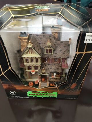 2004 Lemax Spooky Town " Porcelain Lighted House "
