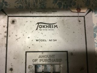 Tokheim Vintage Gas Pump Face Plates 14 - 1/2 X 11 - 1/4.