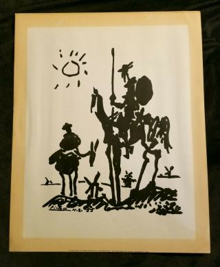 Pablo Picasso Don Quixote Fine Art Limited Edition Print 20 " X16 "