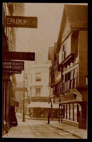 1910 Bristol Mary Le Port Street Fred Little Real Photo Postcard