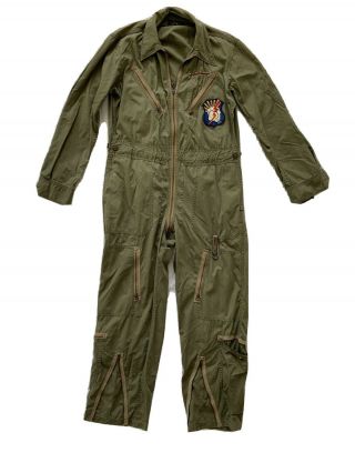Ww2 Usaaf Type K - 1 Flying Suit Flight - Named With Unit Patch