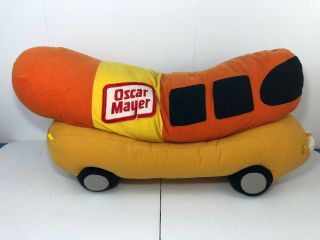 Huge Oscar Mayer Wienermobile 3 Foot Plush Pillow Advertising Hotdog