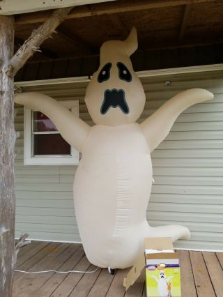 Gemmy Airblown Inflatable Halloween Ghost 8 Feet Tall