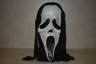 Vintage " Scream " Fantastic Faces Gen 1 Ghostface Mask,  Fun World Division