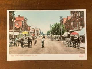 Missouri,  Mo,  Jefferson City,  Dirt Street View,  Horses,  Detroit Pub. ,  Ca 1905