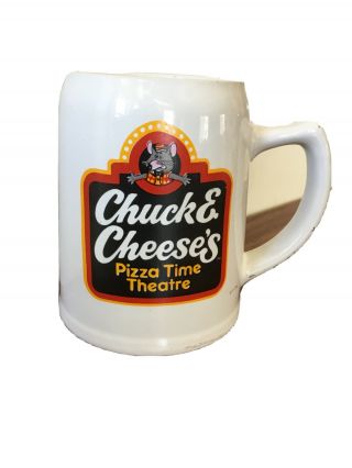 Chuck E Cheese’s Pizza Time Theatre Mug Stein Vintage F
