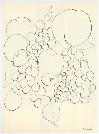 Henri Matisse Lithograph From Verve 1939