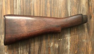 WWII CANADIAN Lee Enfield No4 Butt stock LONG BRANCH Bring back Buttplate Screw 2