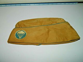 Wwii Paratrooper Airborne Artillery Parachute Cap Patch On Twill Cap