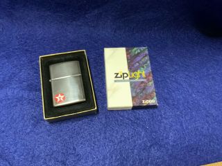 Vintage Texaco Zippo Lighter Box And Instructions