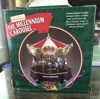 Mr Christmas - The Millennium Carousel - Animated,  Lighted,  Musical - 30 Songs