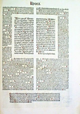 Incunabula,  Latin Bible Lf.  Letter IIJohn - IIIJohn 1,  Koberger,  1487 3