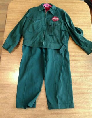 1940s - 1950s Coca Cola Delivery Truck Driver Uniform Jacket Coat Pants Spbs