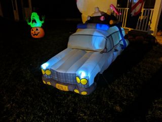 Ghostbusters Ecto - 1 Ectomobile Hearse Airblown Halloween Inflatable