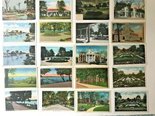 20 Vintage Postcards Auburn Ny York Owasco Lake Island & Lakeside Park
