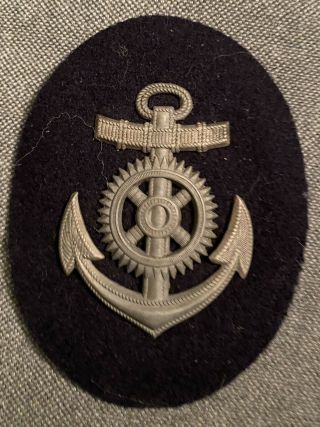 Wwii Ww2 Kriegsmarine Wehrmacht Military German Navy Naval Petty Officer Badge