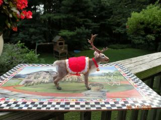 Ooak Realistic Dollhouse Miniature Artist Sculpted Rudolph Christmas Reindeer