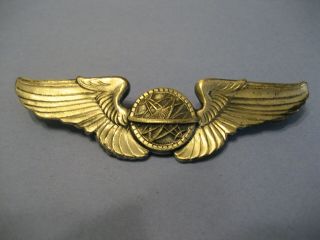 Silver Wwii Army Air Corps Navigator Wings 3 "